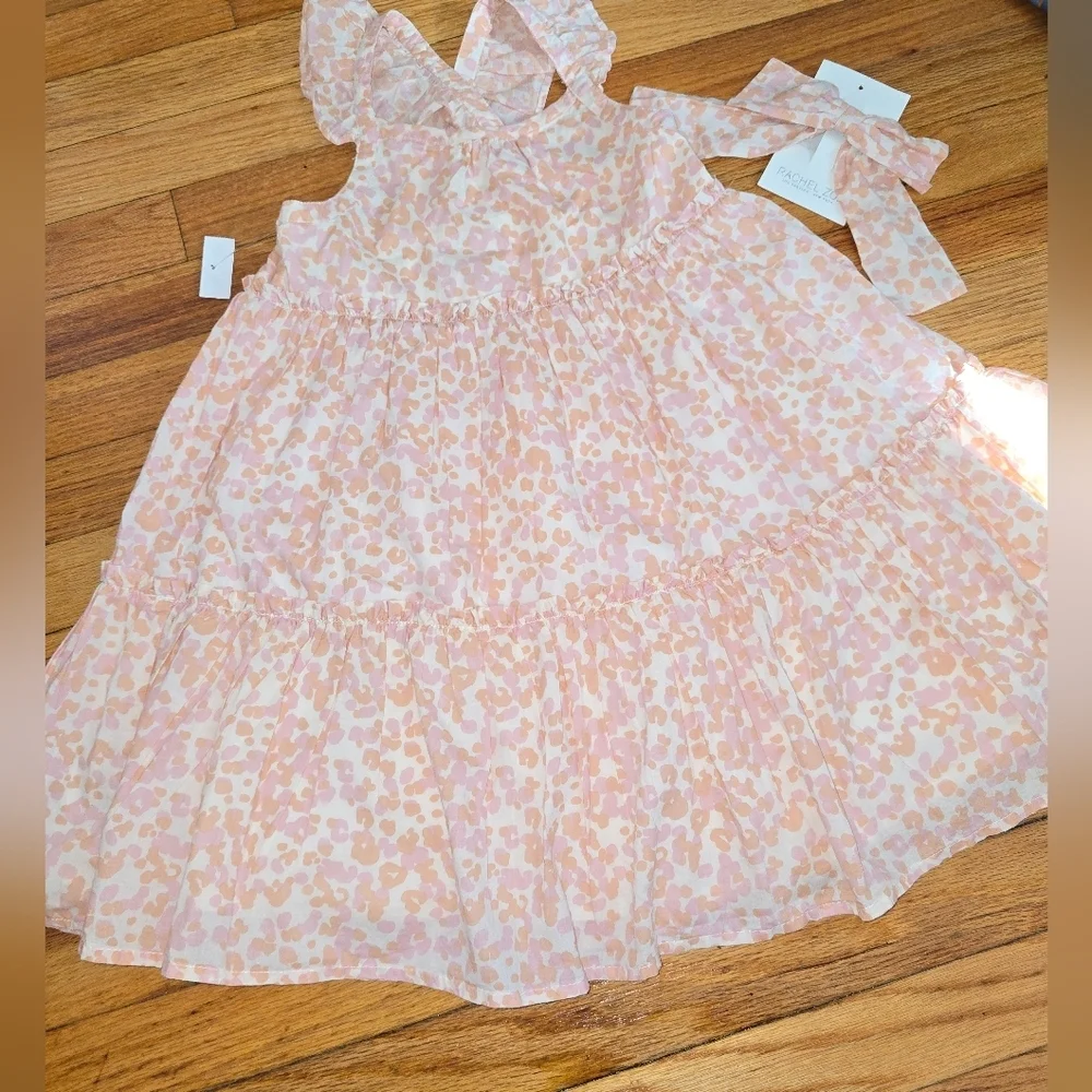 Rachel Zoe Pink and Cream Dress